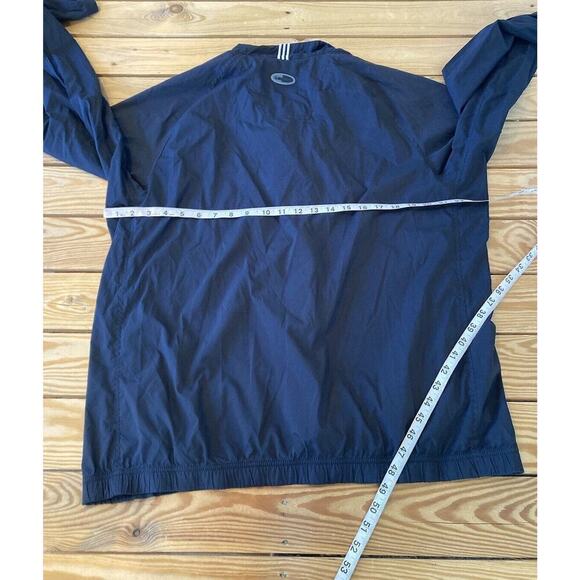 Adidas 1/4 Zip Jacket Size Large Men’s Black - Picture 7 of 8